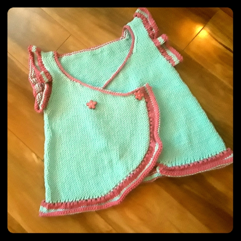 Handmade knit top